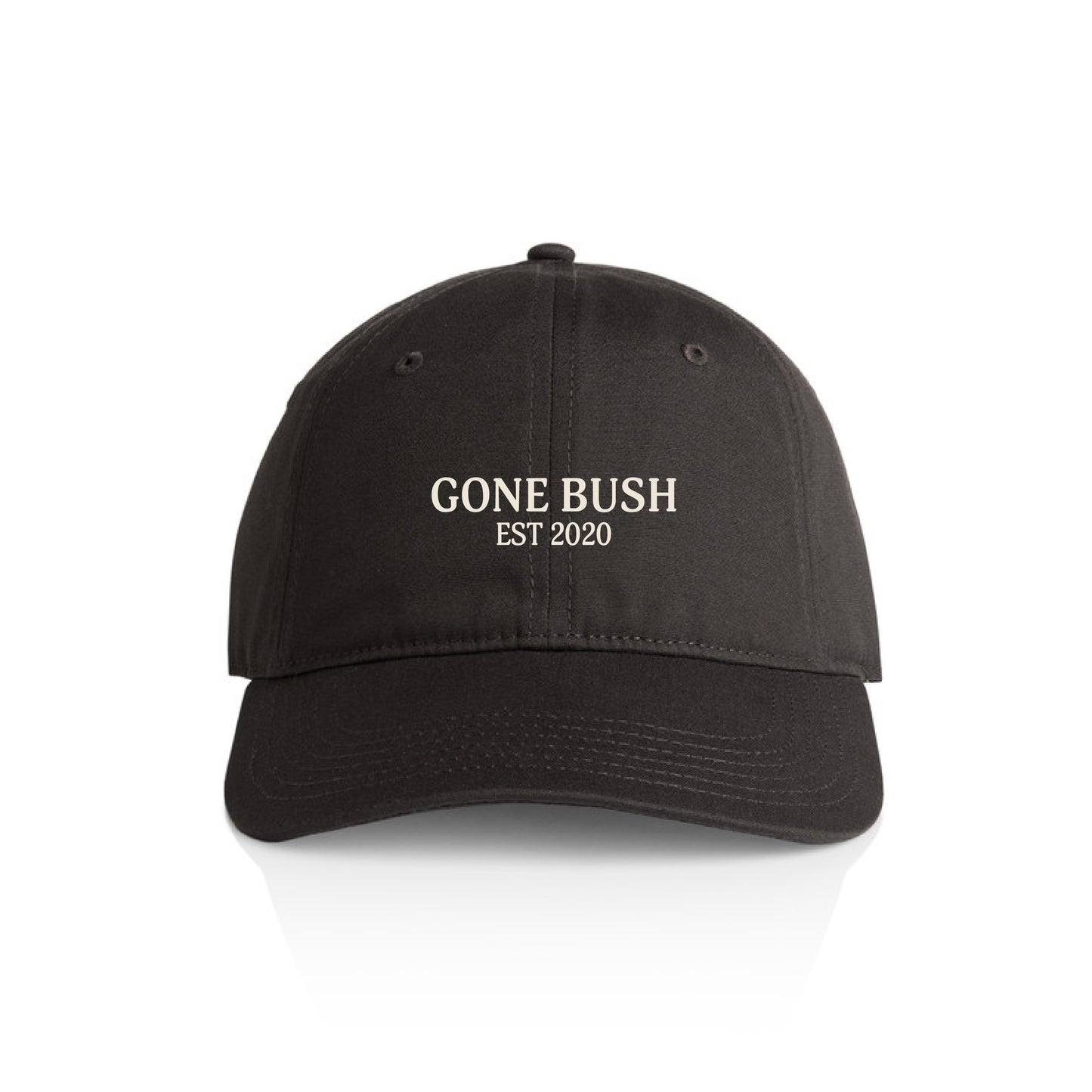 Vintage Embroidered Cap - Charcoal