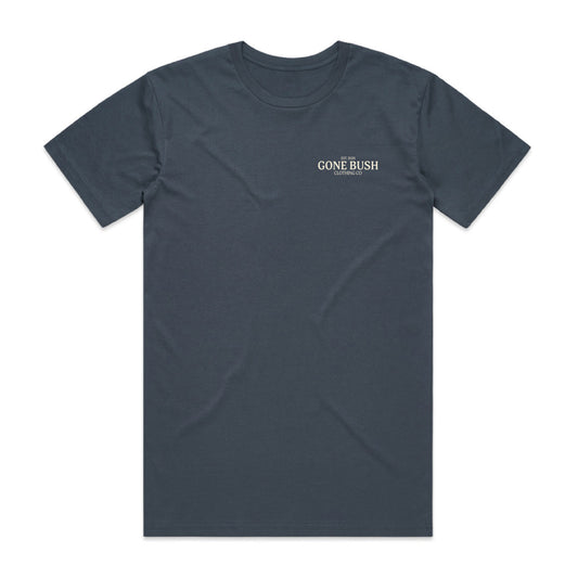 Rustic Tee - Petrol Blue