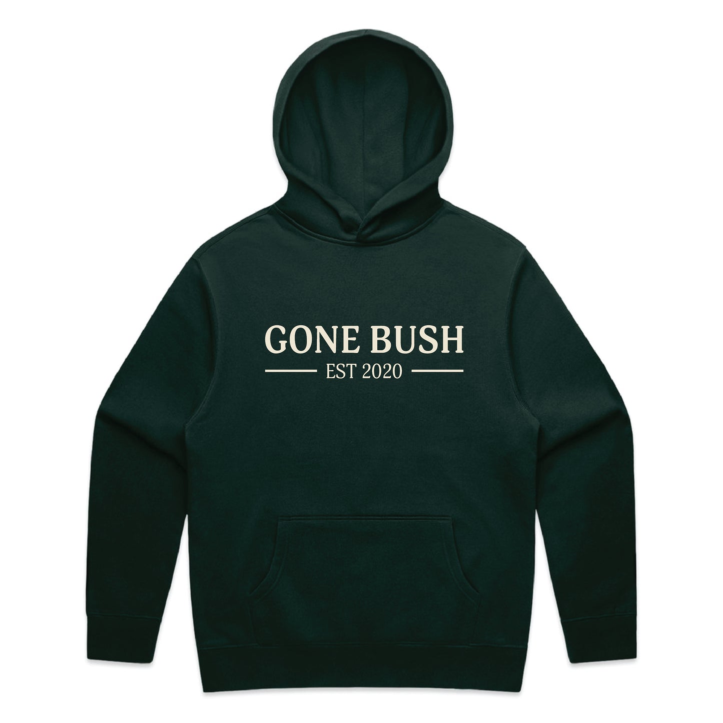 Embroidered Heritage Hoodie - Pine Green