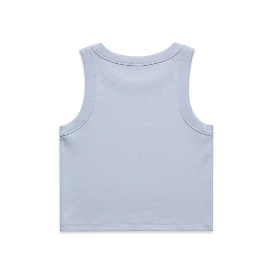 Cropped Powder Rib Tank