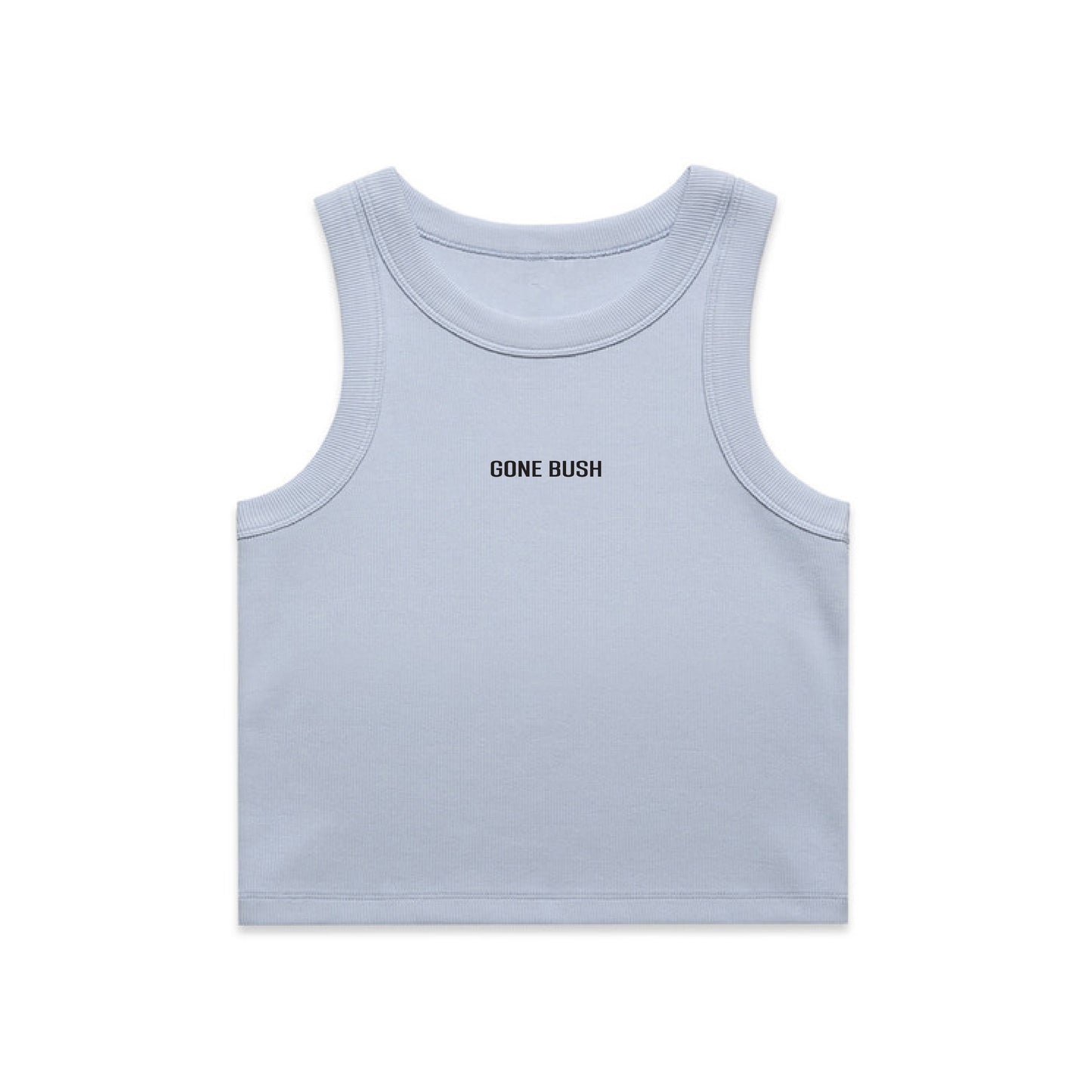 Cropped Powder Rib Tank