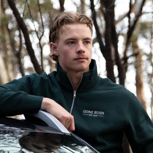 Authentic Quarter Zip - Pine