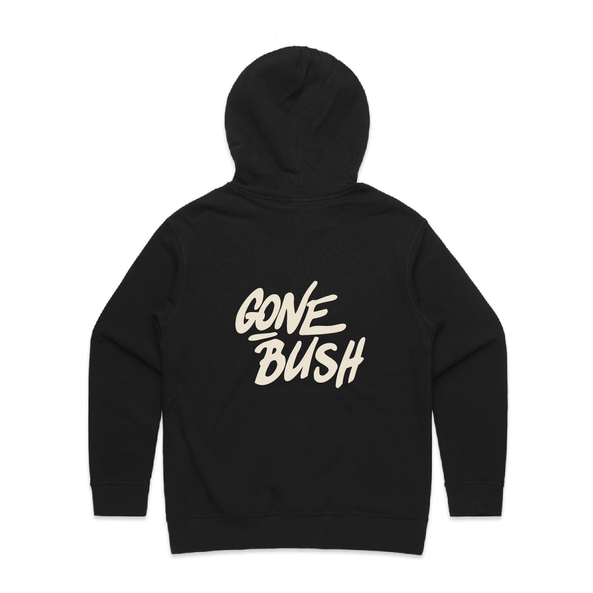 Gone Bush Puff Print Hoodie Black with Off White – Gone Bush Boot