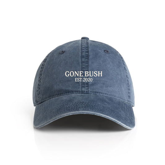 Vintage Embroidered Cap - Denim