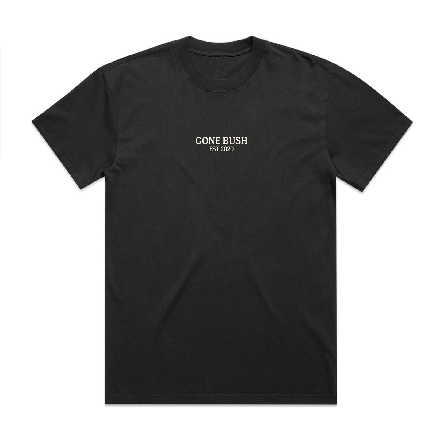 Embroidered Heavy Tee - Black
