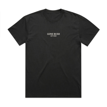 Embroidered Heavy Tee - Black
