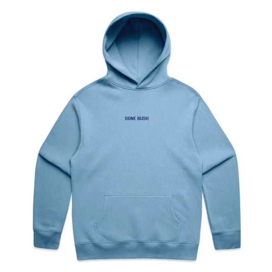 Signature Puff Hoodie -  Carolina Blue