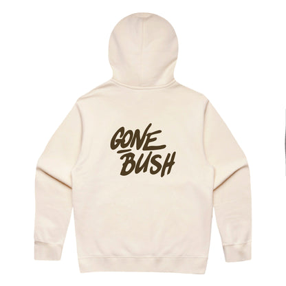 Signature Puff Hoodie -  Ecru