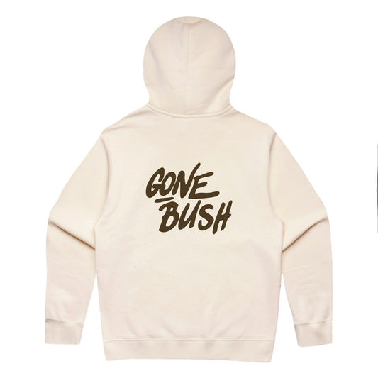 Signature Puff Hoodie -  Ecru