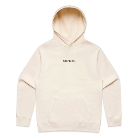 Signature Puff Hoodie -  Ecru