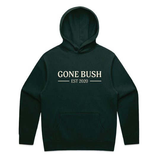 Embroidered Heritage Hoodie - Pine Green