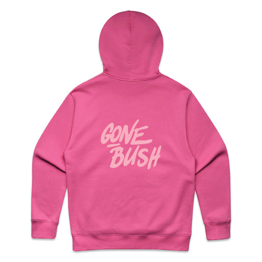 Signature Puff Hoodie -  Charity Pink