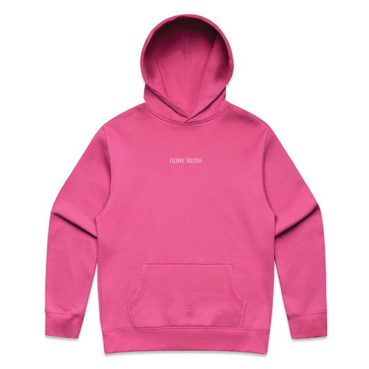 Signature Puff Hoodie -  Charity Pink