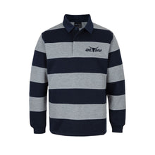 Load image into Gallery viewer, Striped Rugby - Navy/Grey
