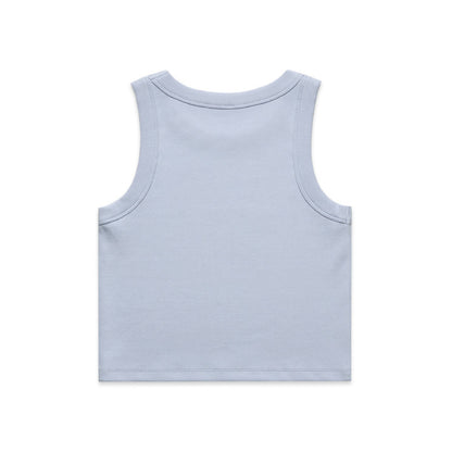 Cropped Powder Rib Tank