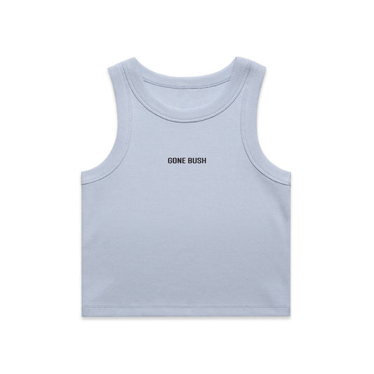 Cropped Powder Rib Tank