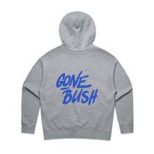 Load image into Gallery viewer, Grey/Blue Puff Print Hoodie
