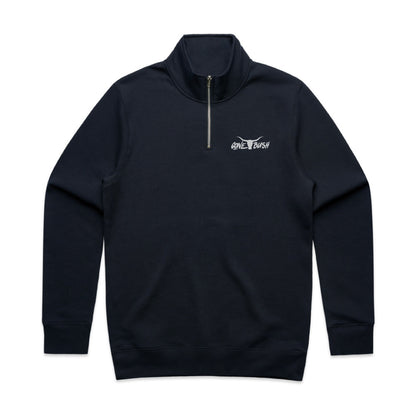 Simpson 1/2 Zip Crew - Navy