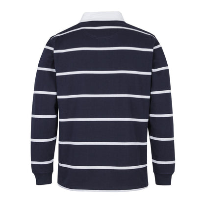 Thin Stripe Rugby - Navy/White