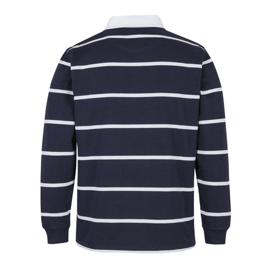 Thin Stripe Rugby - Navy/White