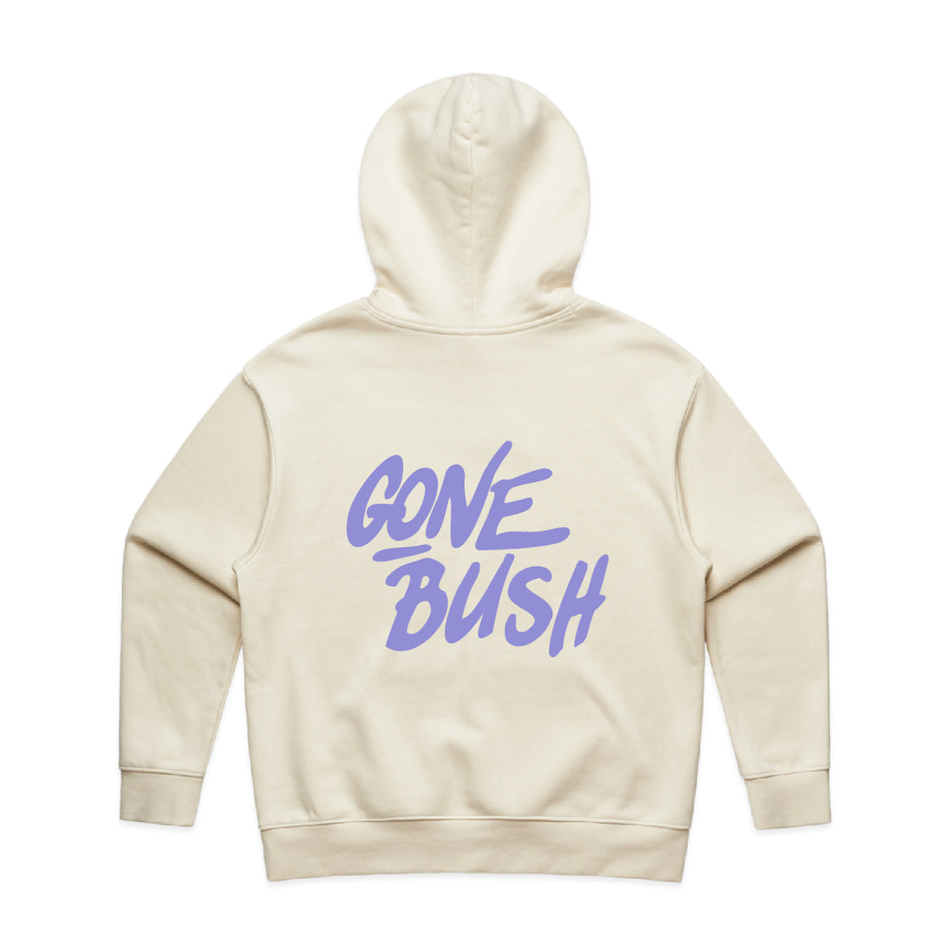 Gone Bush Puff Print Hoodie Butter with Lavender